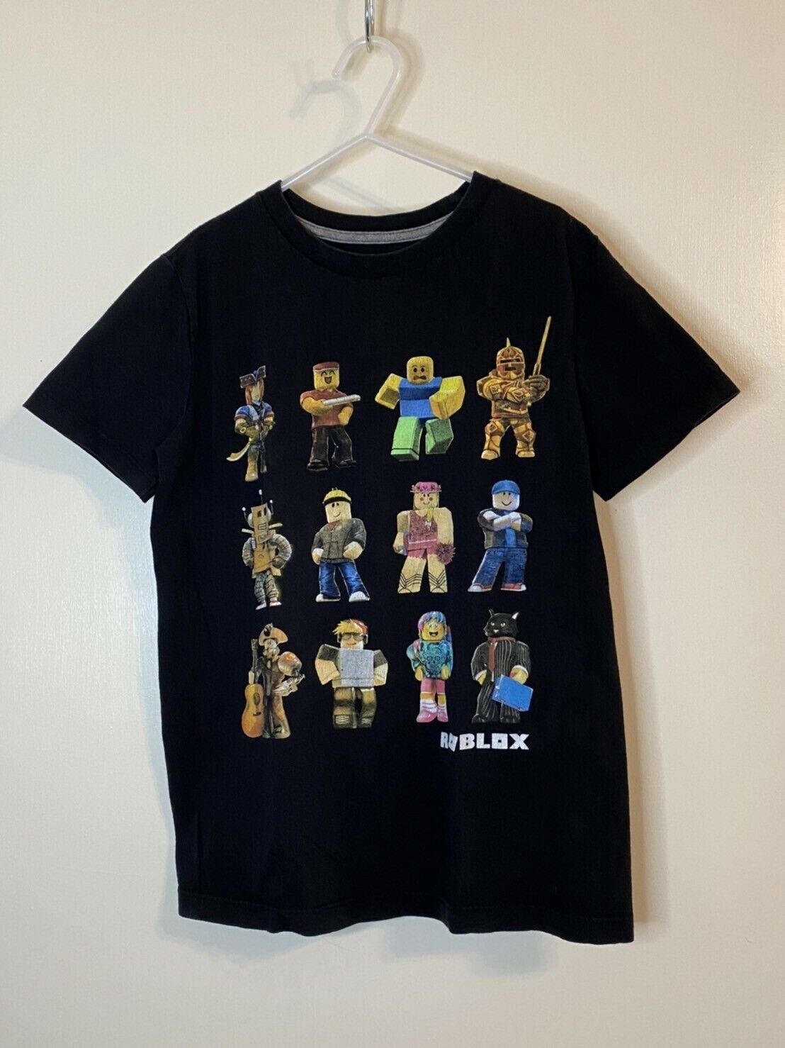 Childrens Roblox Gaming Printed T Shirt Kids Short Sleeve Casual