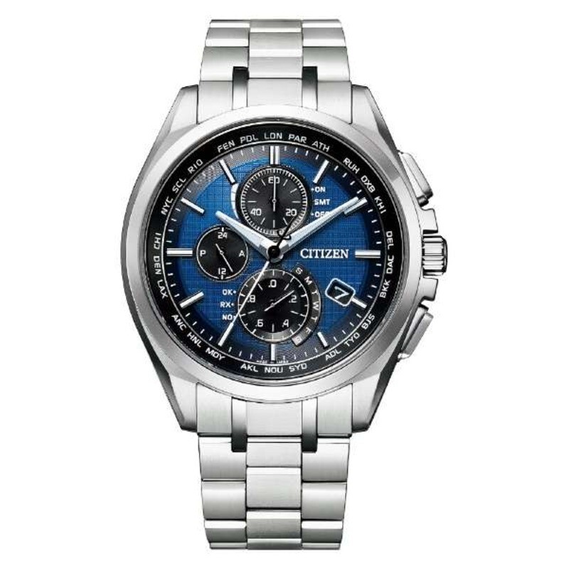 Citizen Attesa AT8040-57L Blue Dial Titanium Eco-Drive Men