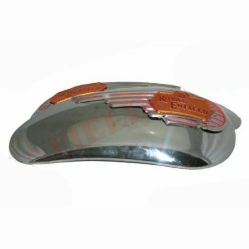 Petrol Tank Side Panel Plate With Monogram Badge For Royal Enfield Bullet - Bild 1 von 10