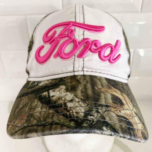Ford Pink Camouflage Camo Snapback Trucker Hat Baseball Cap eBay