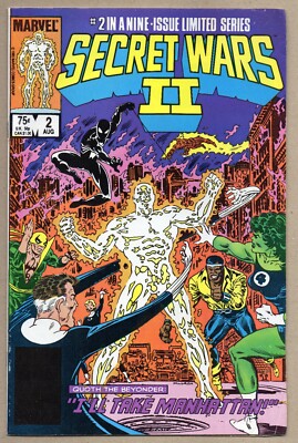 Secret Wars II #2 Marvel Comics 1985 The Beyonder Spiderman Black Costume