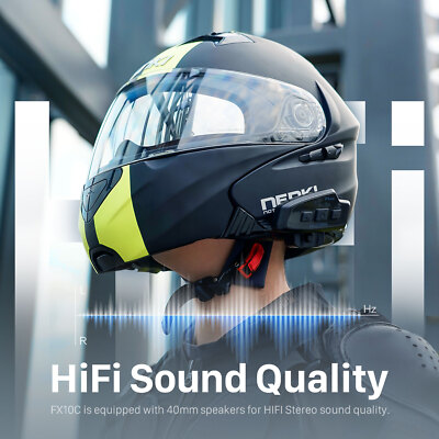 Fodsports FX10C Motorcycle Helmet Intercom Mesh Bluetooth Headset