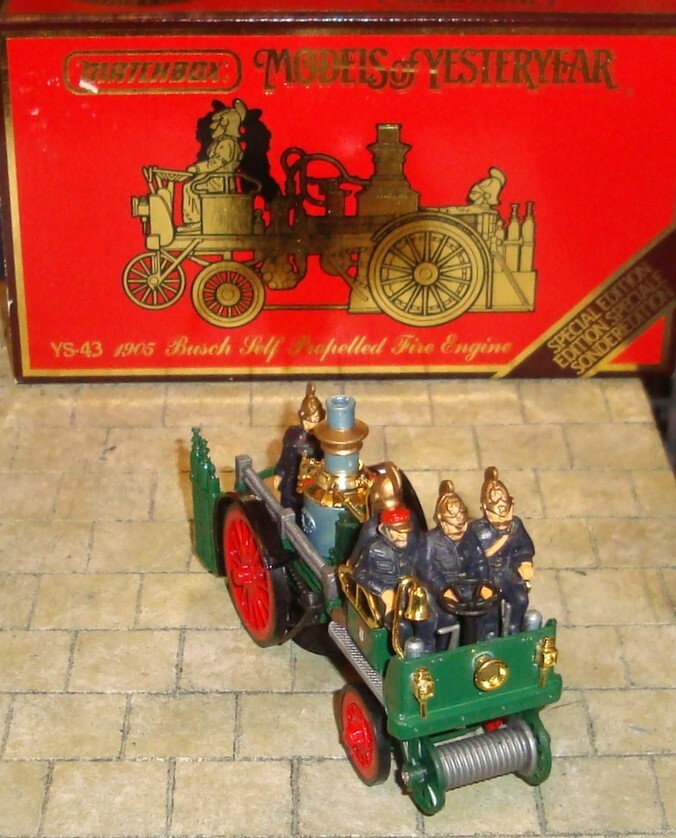 CAMION BUSCH SELF Propelled pompiers 1905 - MATCHBOX - 1/43 EUR 31,50