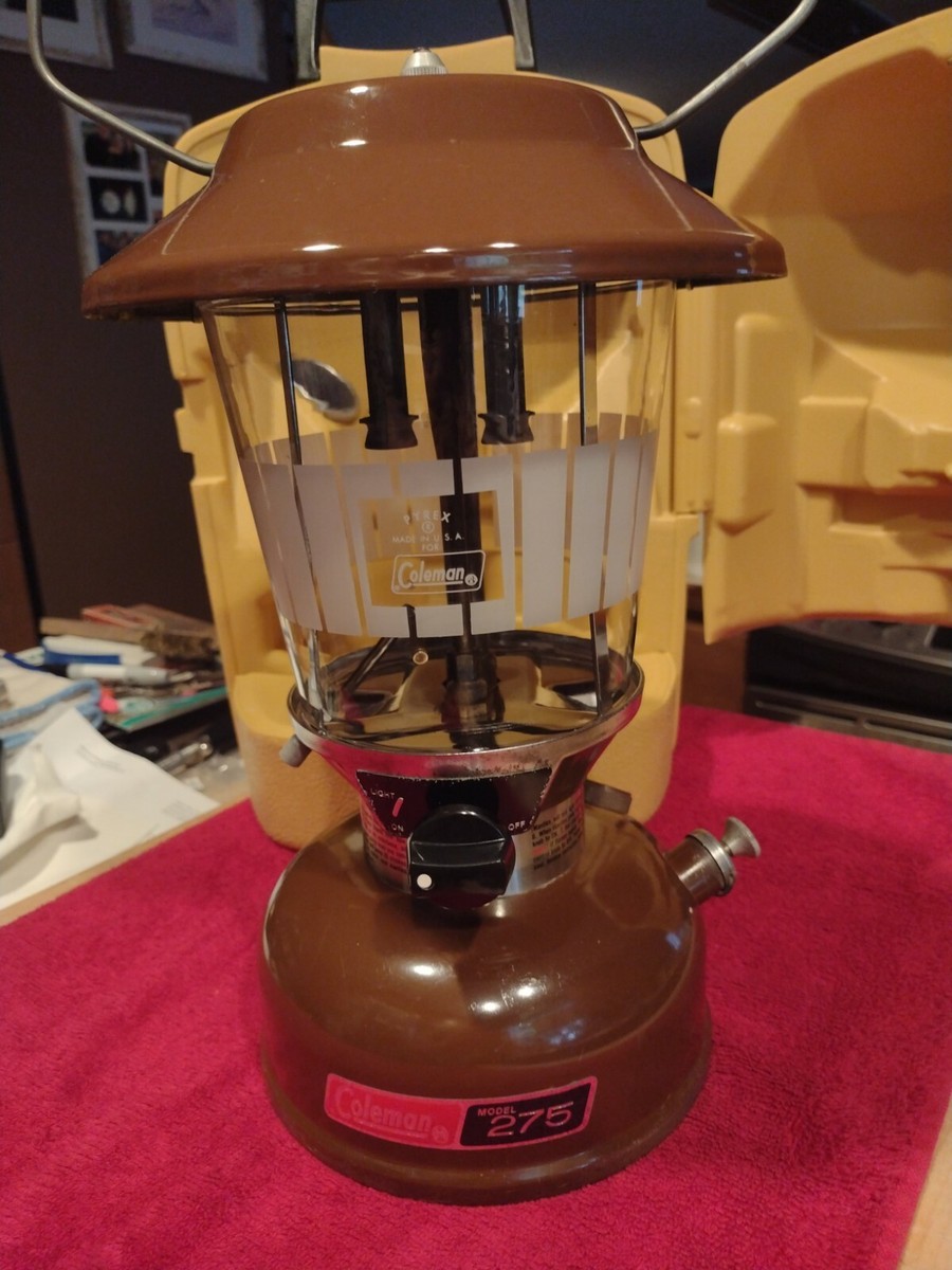 VINTAGE 1976 BROWN COLEMAN Lantern Super Rare 275 W