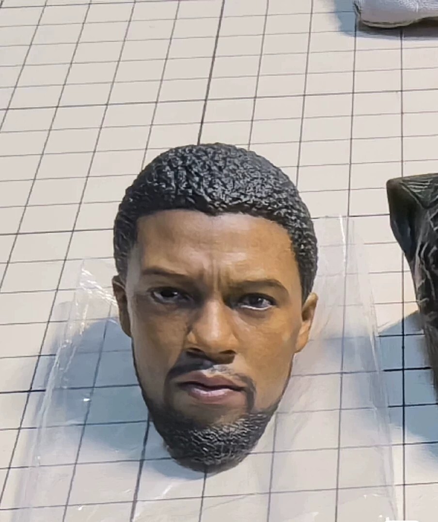 Head Sculpt 1/6 HotToys Black Panther Original Suit Figure