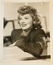 Lucille Ball Key Book Press Photo 1945 Sniped Stamped MGM #7559 Type 1 Original