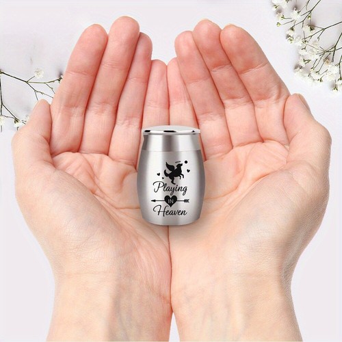 1set 1pc Column Mini Stainless Steel Urn for Human Pet Ashes Small Cremation - Picture 6 of 7