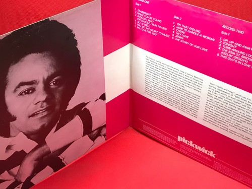 The Johnny Mathis Collection 1973 UK double vinyl LP Light My Fire More I See - Picture 3 of 7