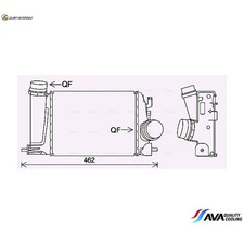 ENFRIADOR DE AIRE DE CARGA DN4451 PARA NISSAN ROGUE/SPORT/II/SUV QASHQAI/Wagon KICKS 1.2L