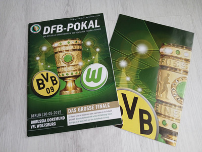 DFB Pokalfinale 2015   Borussia Dortmund - Wolfsburg   Stadionheft Programmheft