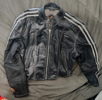 Pro-Tek Urban Active vintage leather motorcycle jacket