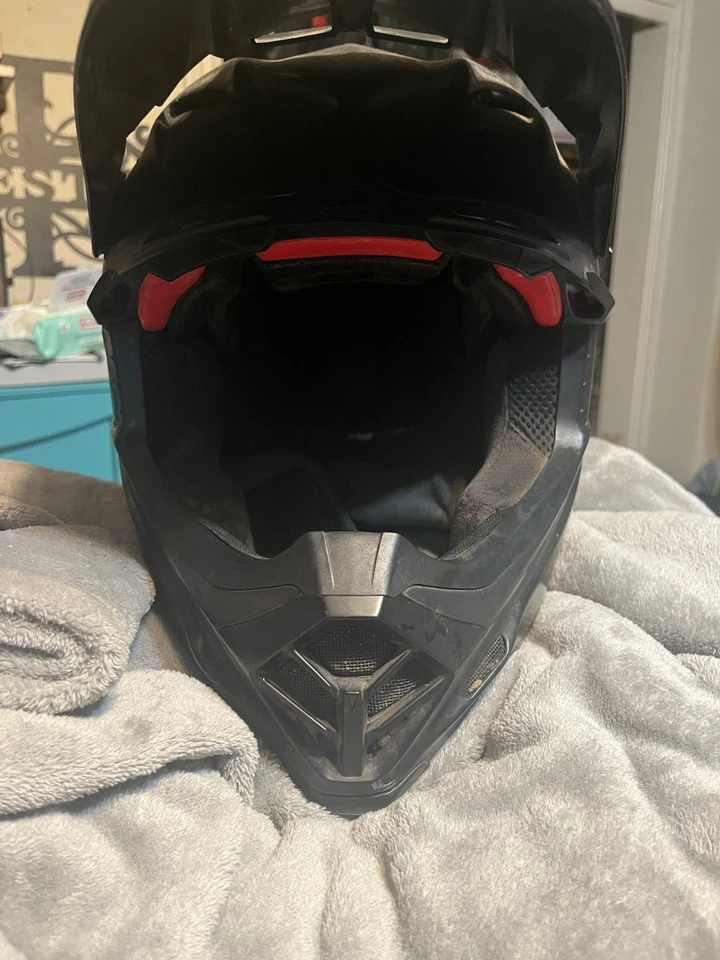 Bell Carbon Fiber Flex Motorcycle Helmet - Image 3 of 4