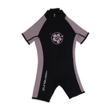 Zunblock, Neoprenanzug, Größe: 92, Schwarz/Pink, Print, Scuba, Mädchen #BIH