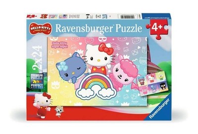 Ravensburger Kinderpuzzle 12001034 - Die besten Freunde - 2x24 Teile Hello Kitty