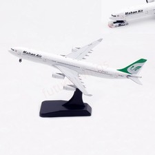 1:400 Aviation400 Mahan Air A340-300 EP-MJF Free Tractor+Stand