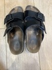 Womens Papillio Birkenstock Arizona Flex Vegan Leather Platform Slides Size 37 — photo 4