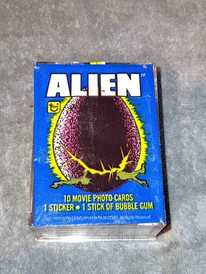 Alien (1979) Topps Trading Cards Complete 84 Card Set PLUS all 22 Stickers NM!