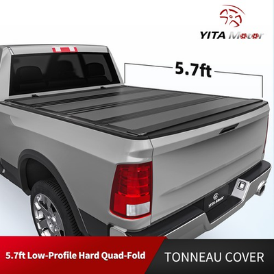 #ad 5.7FT Low Pro Hard Tonneau Cover Truck Bed For 2019 2026 Dodge Ram 1500 4 Fold $545.99