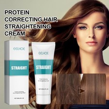 Protein Correction Hair Straightening Cream Frizz Repair Split Hair Cream 60ml n