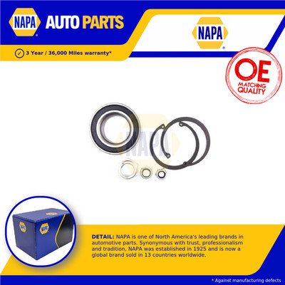 Wheel Bearing Kit fits VW PASSAT 2.0 Front 94 to 97 ABF NAPA 1H0498625 Quality