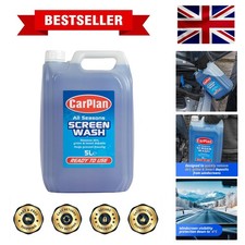 All Seasons Screen Wash 5L - Unscented, Streak-Free Formula for All Weather 2.04 per litre