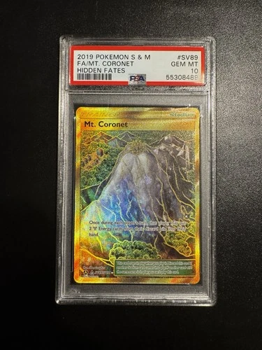 PSA 10 Mt. Coronet SV89/SV94 Hidden Fates: Shiny Vault Holo