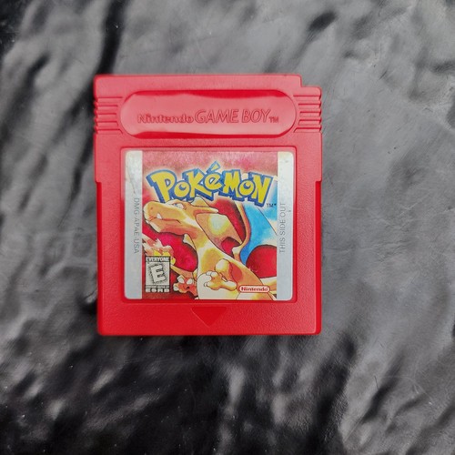 Pokemon Rote Version Authentic Game Boy GBC Cartridge DMG-APAE-USA braucht Batterie