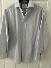Charles Tyrwhitt Men's Dress Shirt Slim Fit 16.5" 34" 100 Cotton