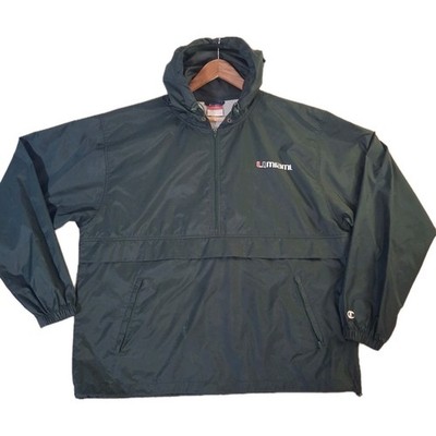 University Of Miami Hurricanes Champion Windbreaker /Rain Jacket Size Large