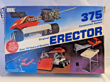 Vintage 1981 Ideal Erector Set 375 Motorized Construction Mostly Complete