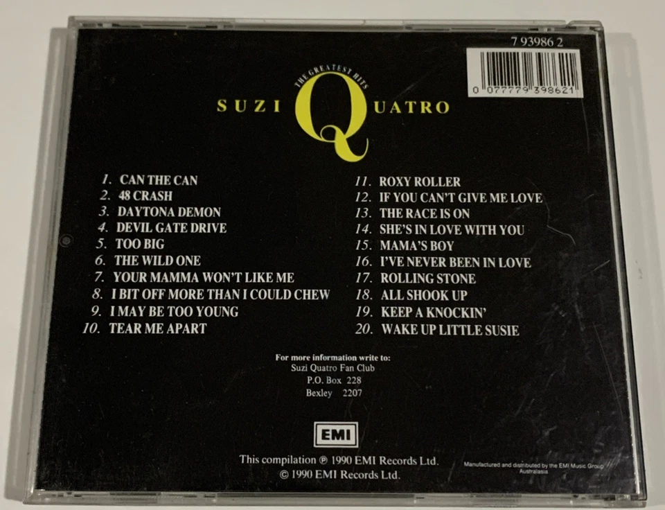 The Wild One The Greatest Hits by Suzi Quatro CD  - image 2 of 4