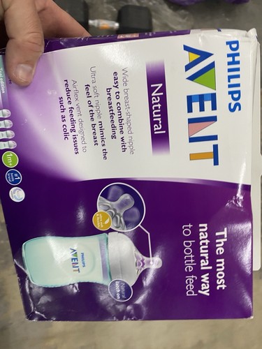 Philips AVENT Teal Baby Bottles with Natural Response Nipple, 9 Oz, 4 Pack