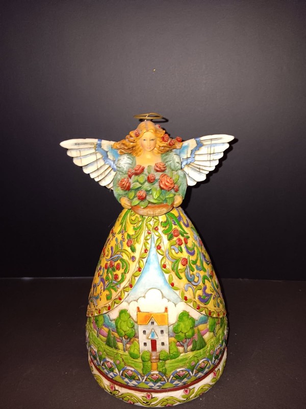 Jim Shore 'Summer Restores the Soul' Angel Heartwood Creek 9.25" 2004 Edition