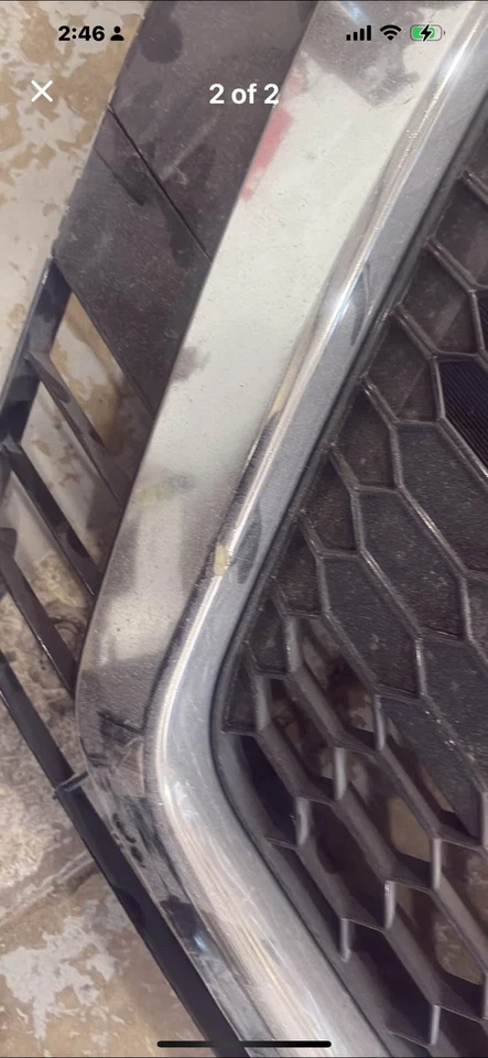 Rejilla delantera Nissan Altima 19-21 sin emblema 62310-6CA1A Foto 2 de 2