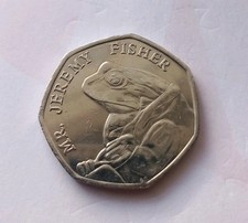 2017 Jeremy Fisher circulated Fifty Pence  Coin