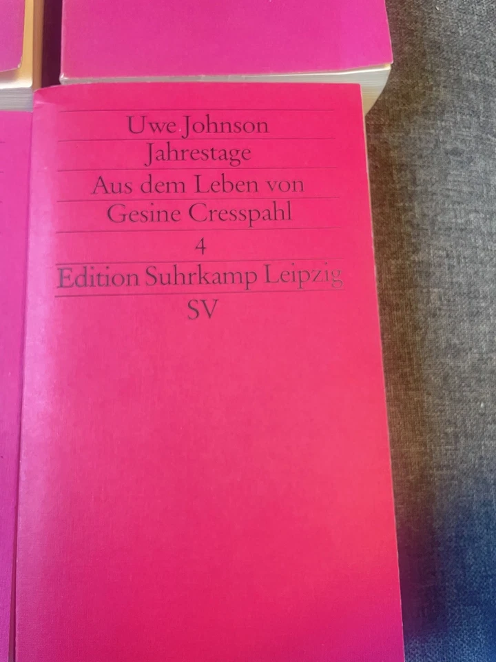 Jahrestage. Aus dem Leben von Gesine Cresspahl. Bände 1-4 Johnson, Uwe - Bild 4 von 4