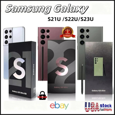 NEW Sealed Samsung Galaxy S21 Ultra/S22 Ultra/S23 Ultra/S24 Ultra USA Unlocked