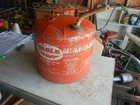 Vintage 5 gallon Vented Eagle gas can with Eagle Spout Lot 26-37-5