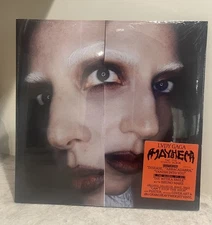 SIGNED Insert MAYHEM Vinyl Lady Gaga Black 180g LP Exclusive Poster Bonus Track
