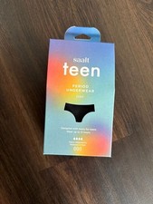 Saalt Teen Period Underwear Brief Heavy Absorbency Black