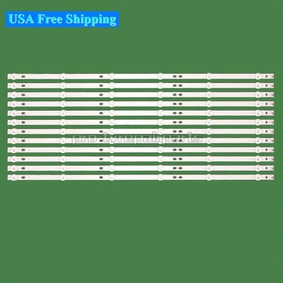 LED Backlight Bars For RCA RTU6549-C  HRS_SQY65D3_6X12_2W_MCPCB HV650QUB-F9A 