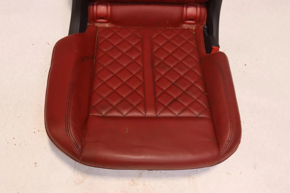 AUDI SQ5 2018-2020 asiento trasero derecho segunda fila cuero rojo OEM Foto 4 de 4