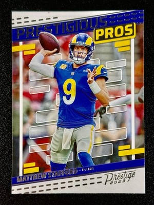 2023 Panini Prestige - Prestigious Pros Matthew Stafford #PP-16