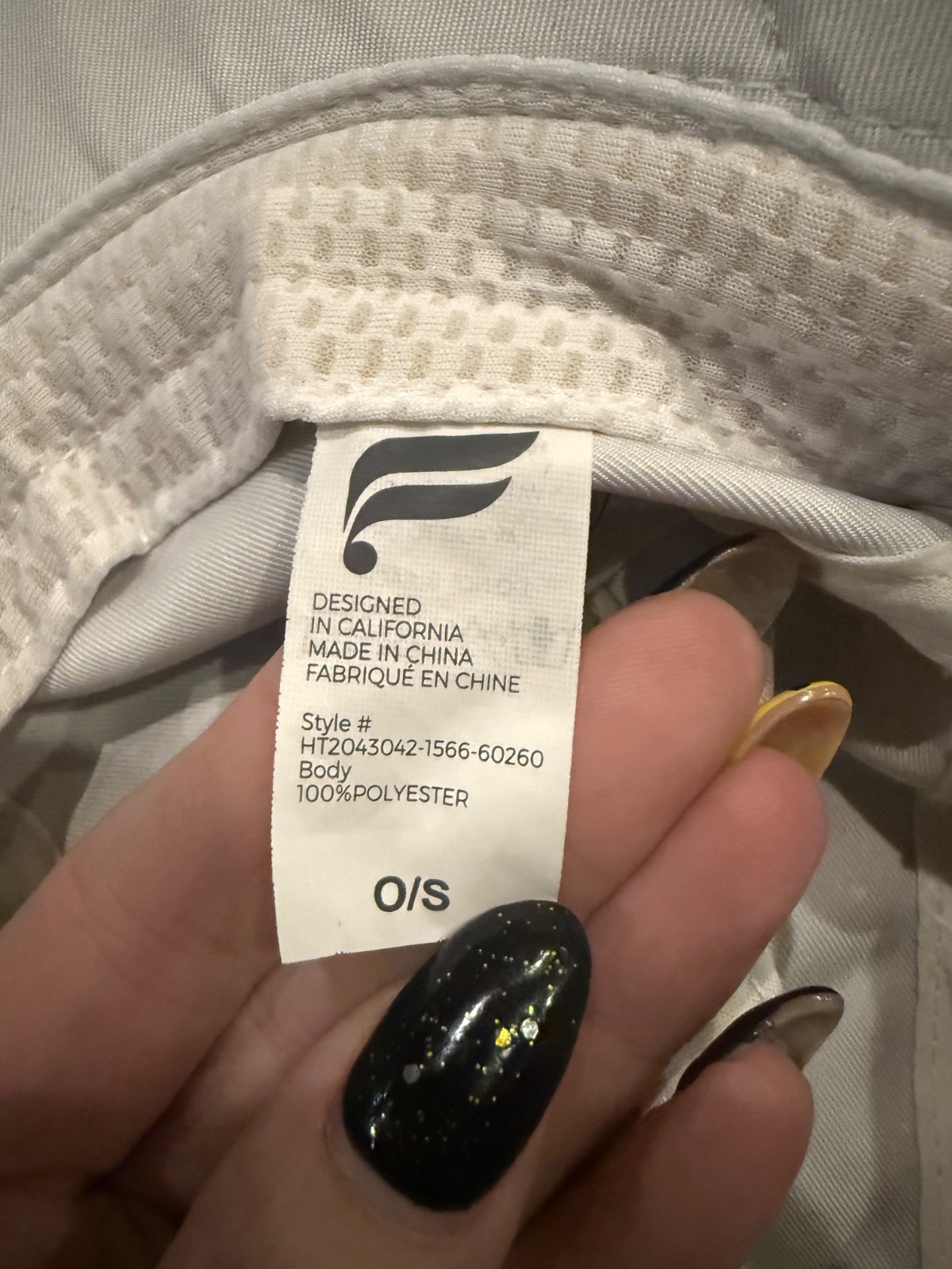 Fabletics Active Hat Strap Back Panel Soft Grey W… - image 5