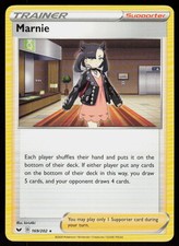 Marnie 169/202 Holo Rare Sword & Shield Pokemon Lightly Played