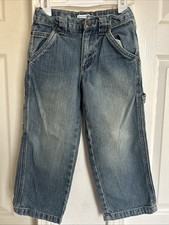 Greendog Boys Carpenter Adjustable Waist Cotton Denim Blue Jeans Size 5