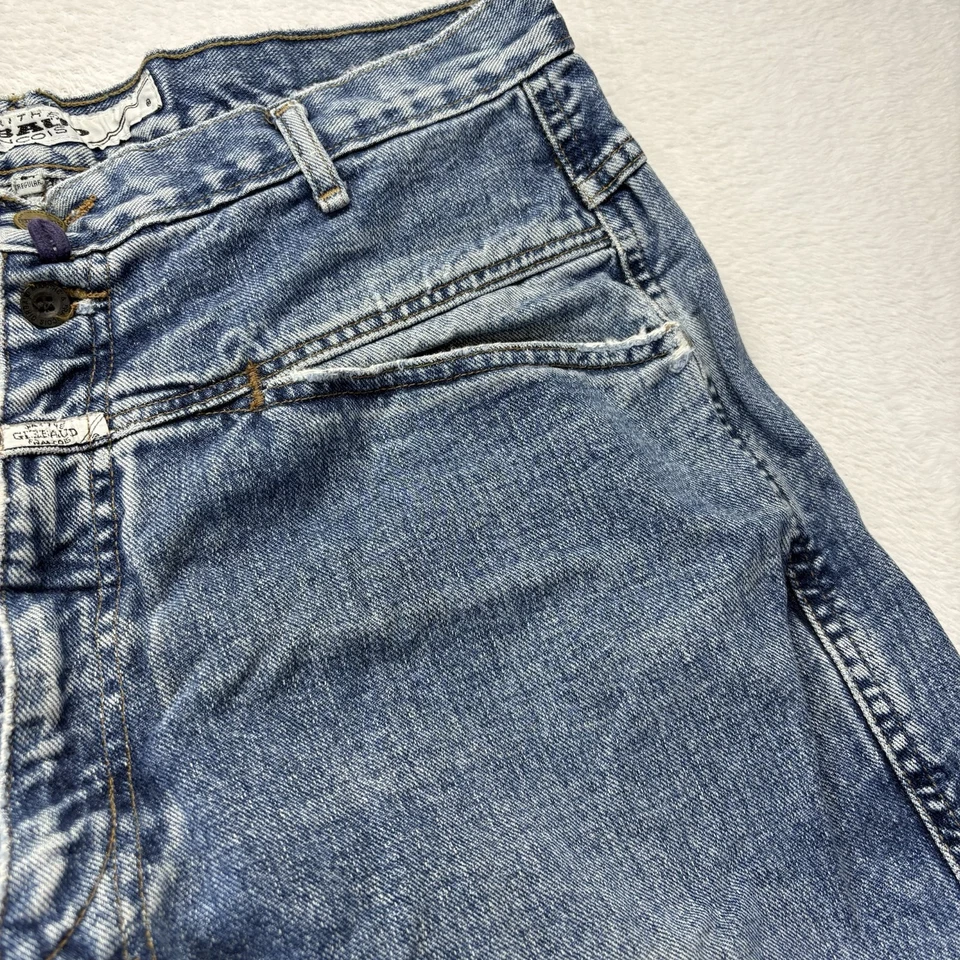 Pantalones de mezclilla Marithe Francois Girbaud para hombre 34 lavado regular mediano carpintero holgados vintage años 90 Foto 4 de 4