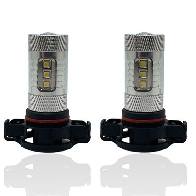 Paar H16 PS19W Samsung LED Xenon Weiß Birnen DRL 5052 für Nissan Pulsar C13 14-