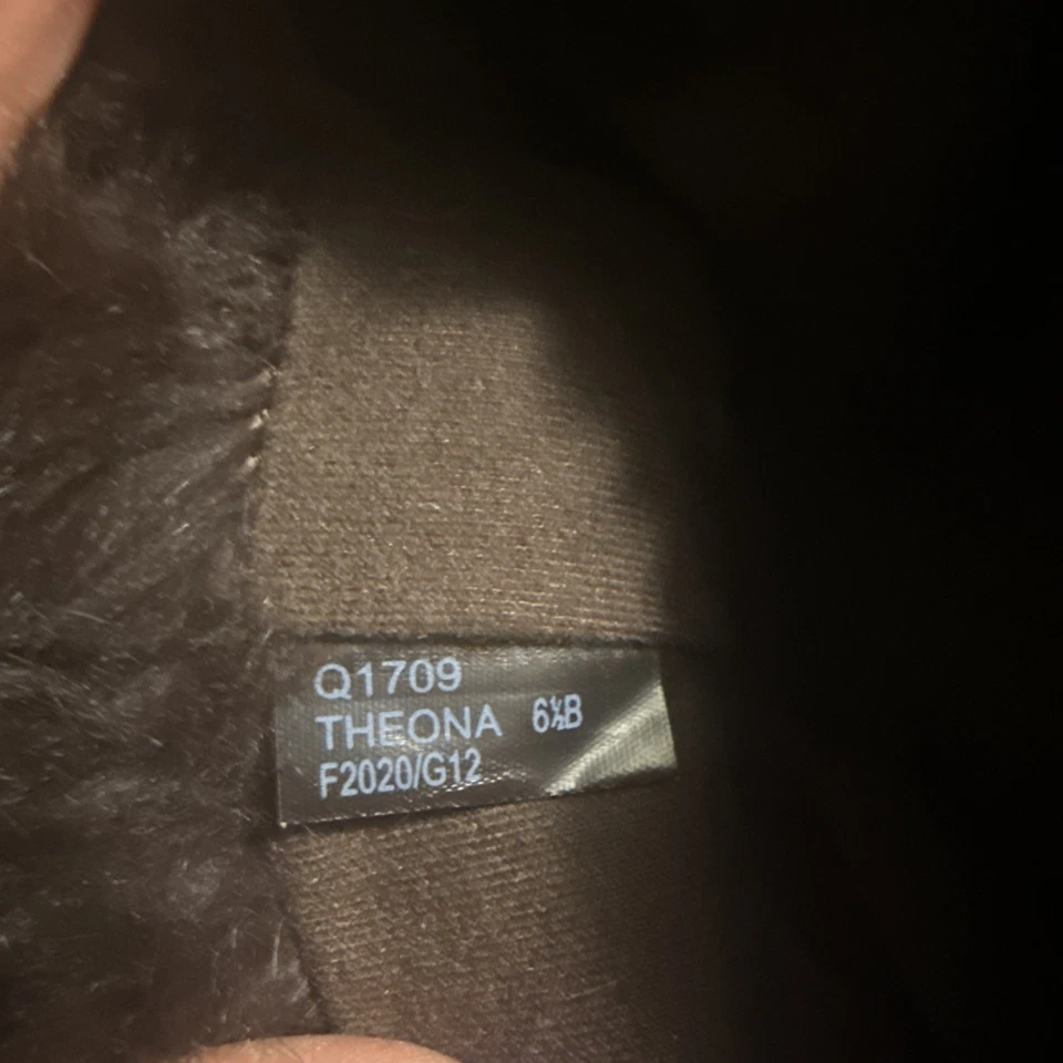 Botas femininas Coach Theona Signature altas shearling tamanho 6.5 - Imagem 3 de 4