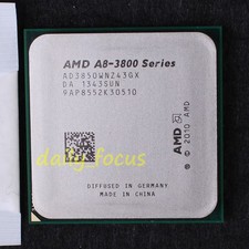 AMD A8-series A8-3850 2.9 GHz AD3850WNZ43GX CPU Processor Socket FM1 2 MB